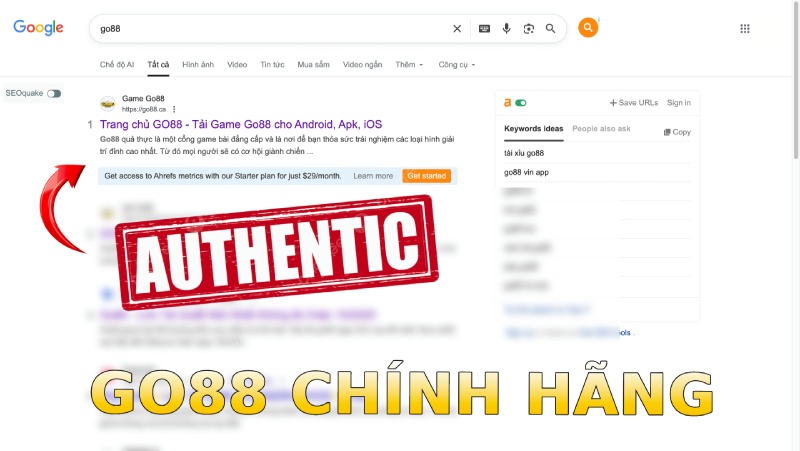 Thông báo khẩn từ hệ thống GO88 2 Ảnh minh hoạ cách tìm GO88 chính hãng